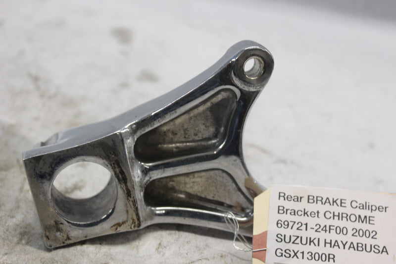 Rear BRAKE Caliper Bracket CHROME 69721-24F00 2002 SUZUKI HAYABUSA GSX1300R