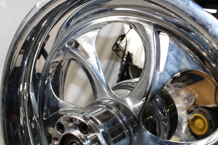 RC Components RECOIL Rear Wheel Chrome 17" X 6.25" Harley Davidson TOURING