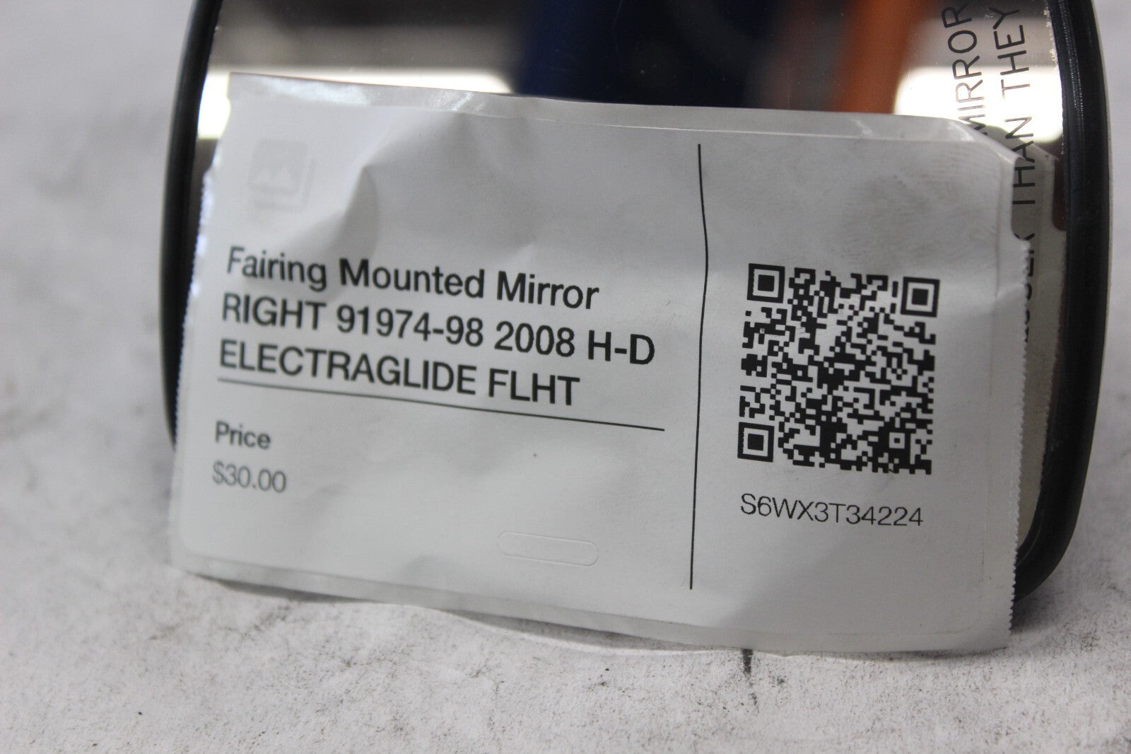 Fairing Mounted Mirror RIGHT 91974-98 2008 H-D ELECTRAGLIDE FLHT