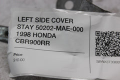 LEFT SIDE COVER STAY 50202-MAE-000 1998 HONDA CBR900RR