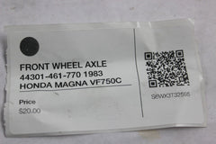 FRONT WHEEL AXLE 44301-461-770 1983 HONDA MAGNA VF750C