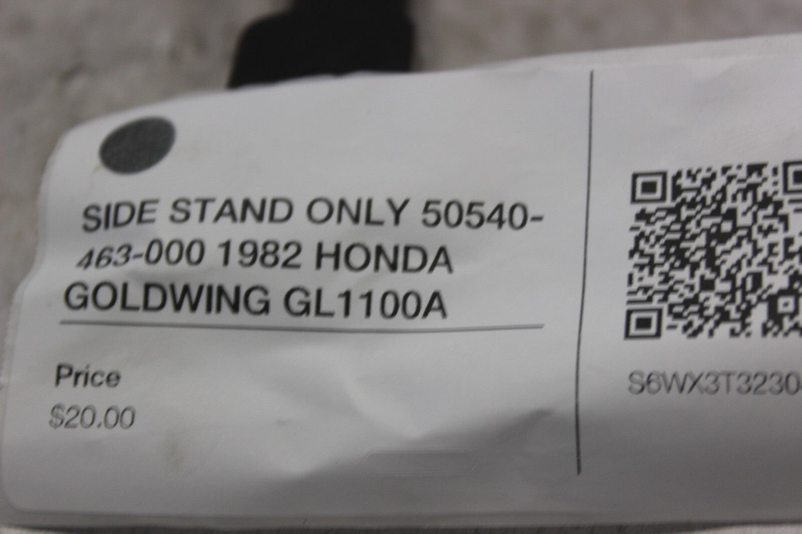 SIDE STAND ONLY 50540-463-000 1982 HONDA GOLDWING GL1100A