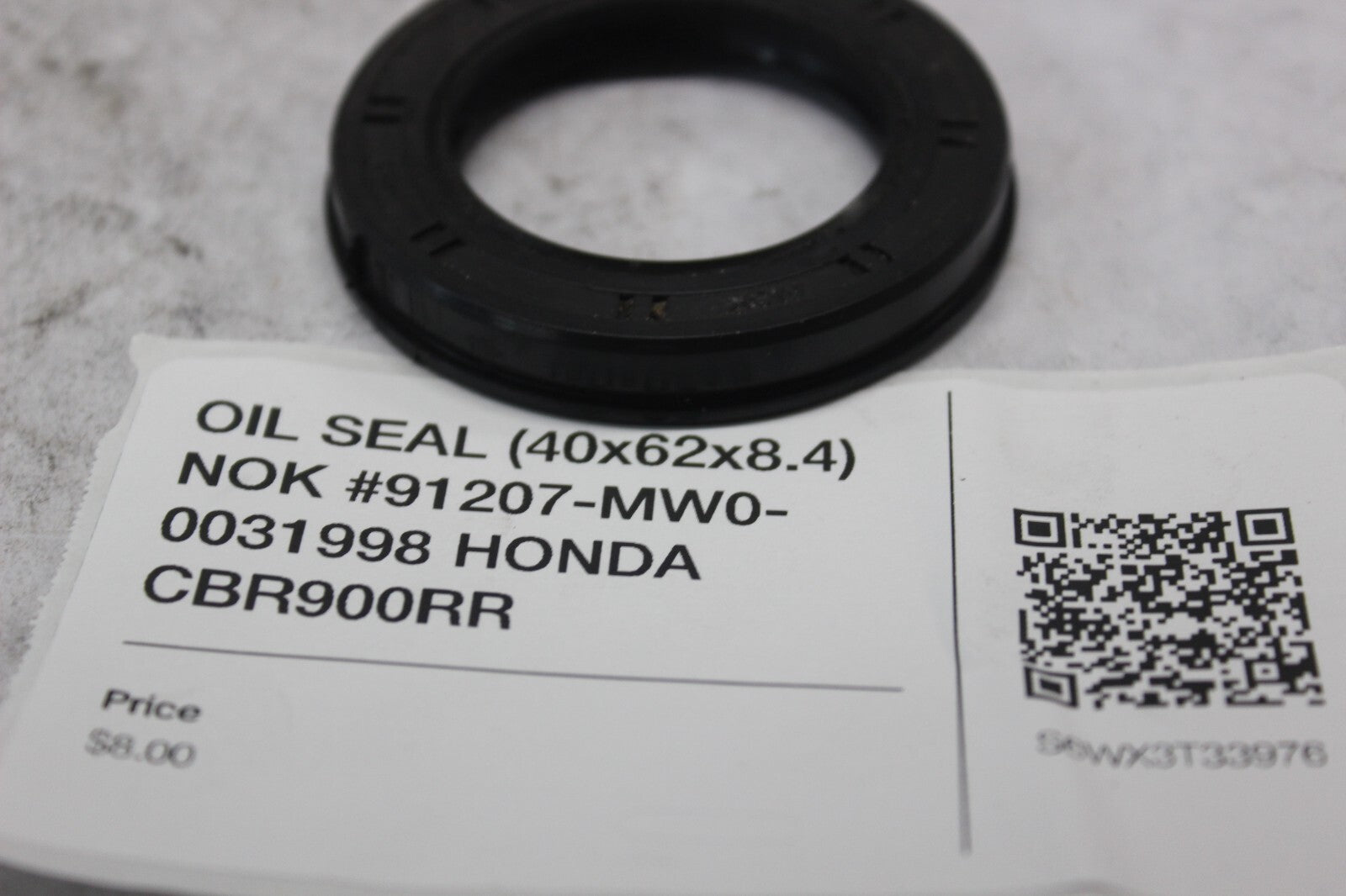 OIL SEAL (40x62x8.4) NOK #91207-MW0-0031998 HONDA CBR900RR