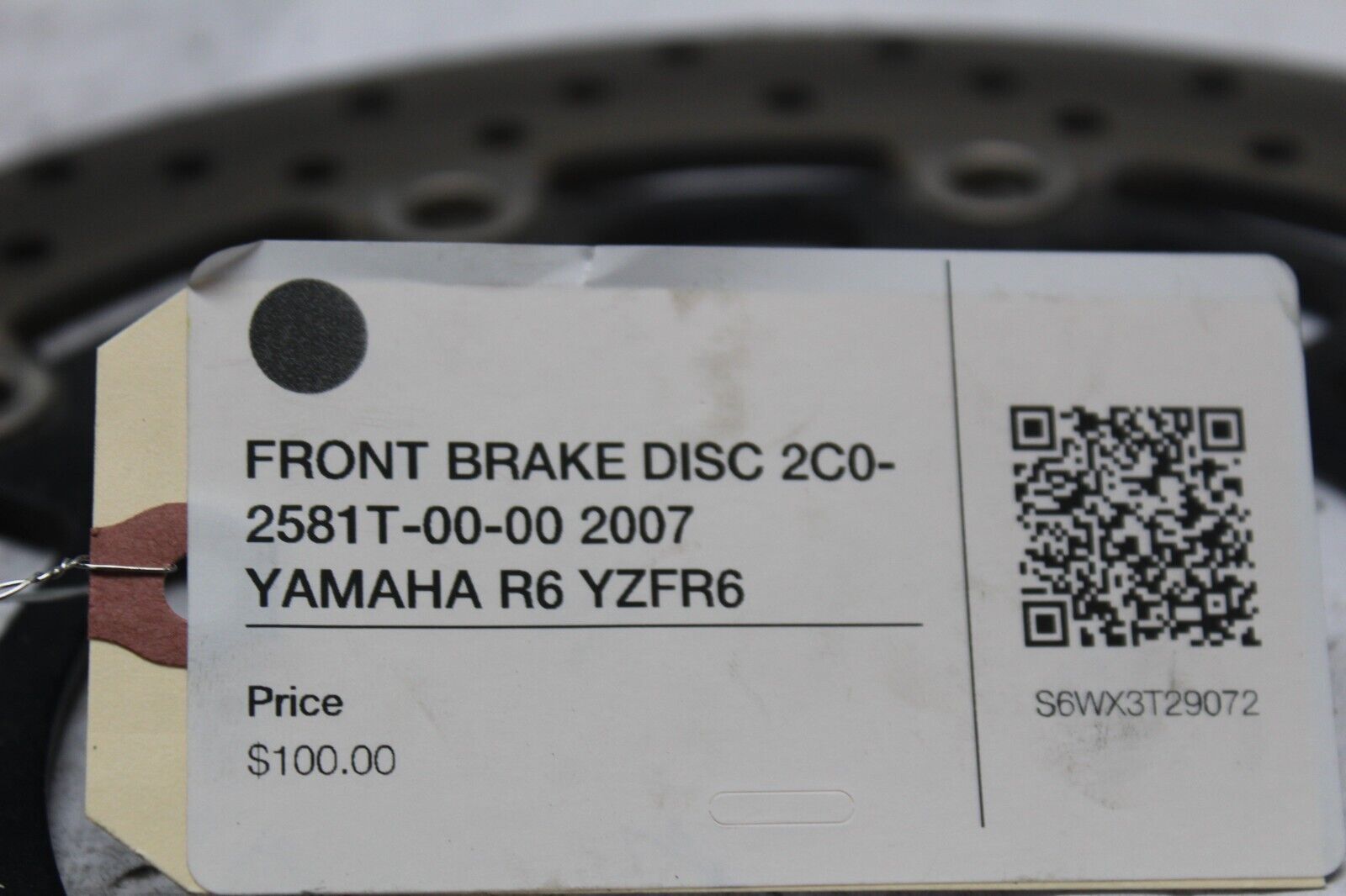 FRONT BRAKE DISC 2C0-2581T-00-00 2007 YAMAHA R6 YZFR6