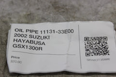 OIL PIPE 11131-33E00 2002 SUZUKI HAYABUSA GSX1300R