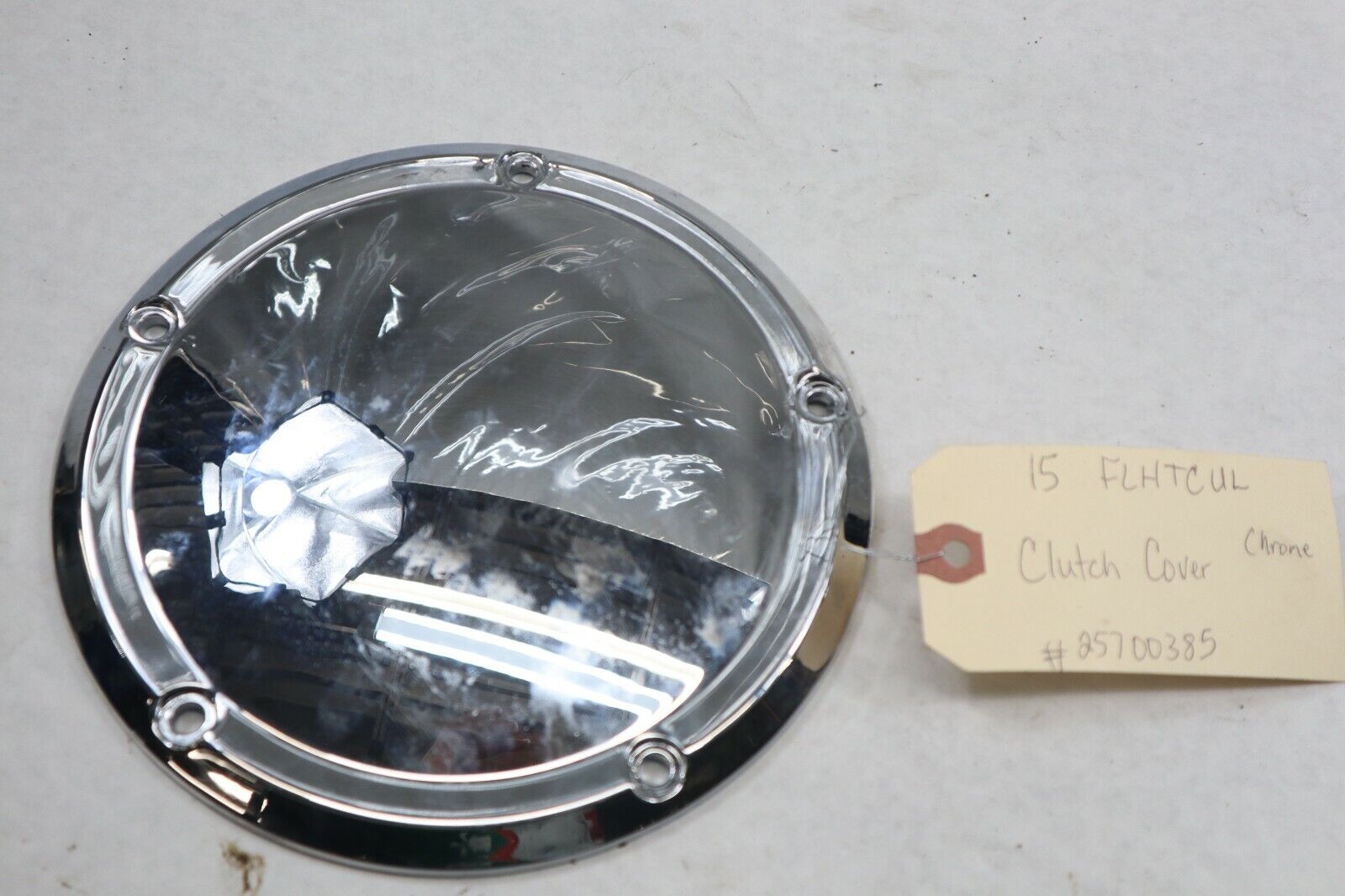 OEM Harley Davidson Clutch Cover Chrome 25700388