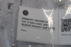 PRIMARY DRIVEN GEAR 72T 21200-31861 2001 SUZUKI BANDIT GSF1200S