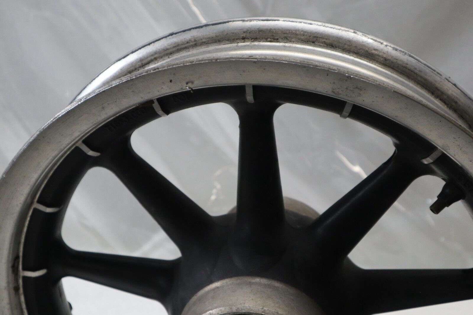 OEM Harley Davidson FRONT 9 Spoke Wagon Wheel 16" x 3" 1" Bearing 43345-00