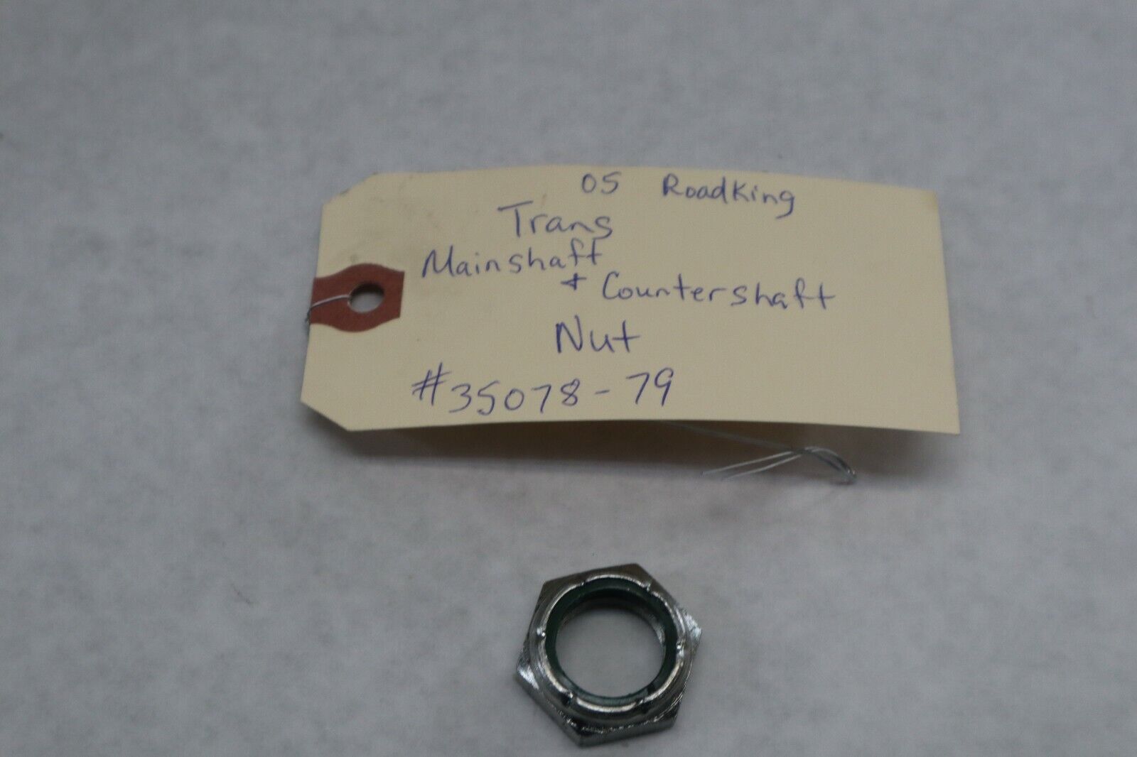 OEM Harley Davidson Trans Mainshaft Countershaft Nut 2005 Road King Blk/Red 3507