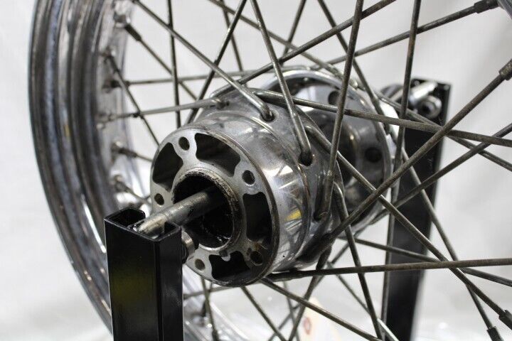 OEM Harley Davidson Front Spoke 16” X 3” Dual Hub No Bearings