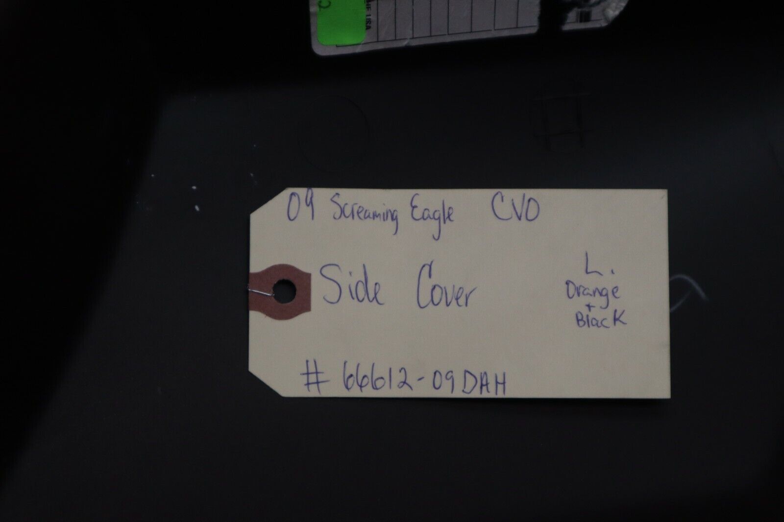 OEM Harley Davidson Side Cover LEFT 2009 Streetglide CVO 66612-09DAH