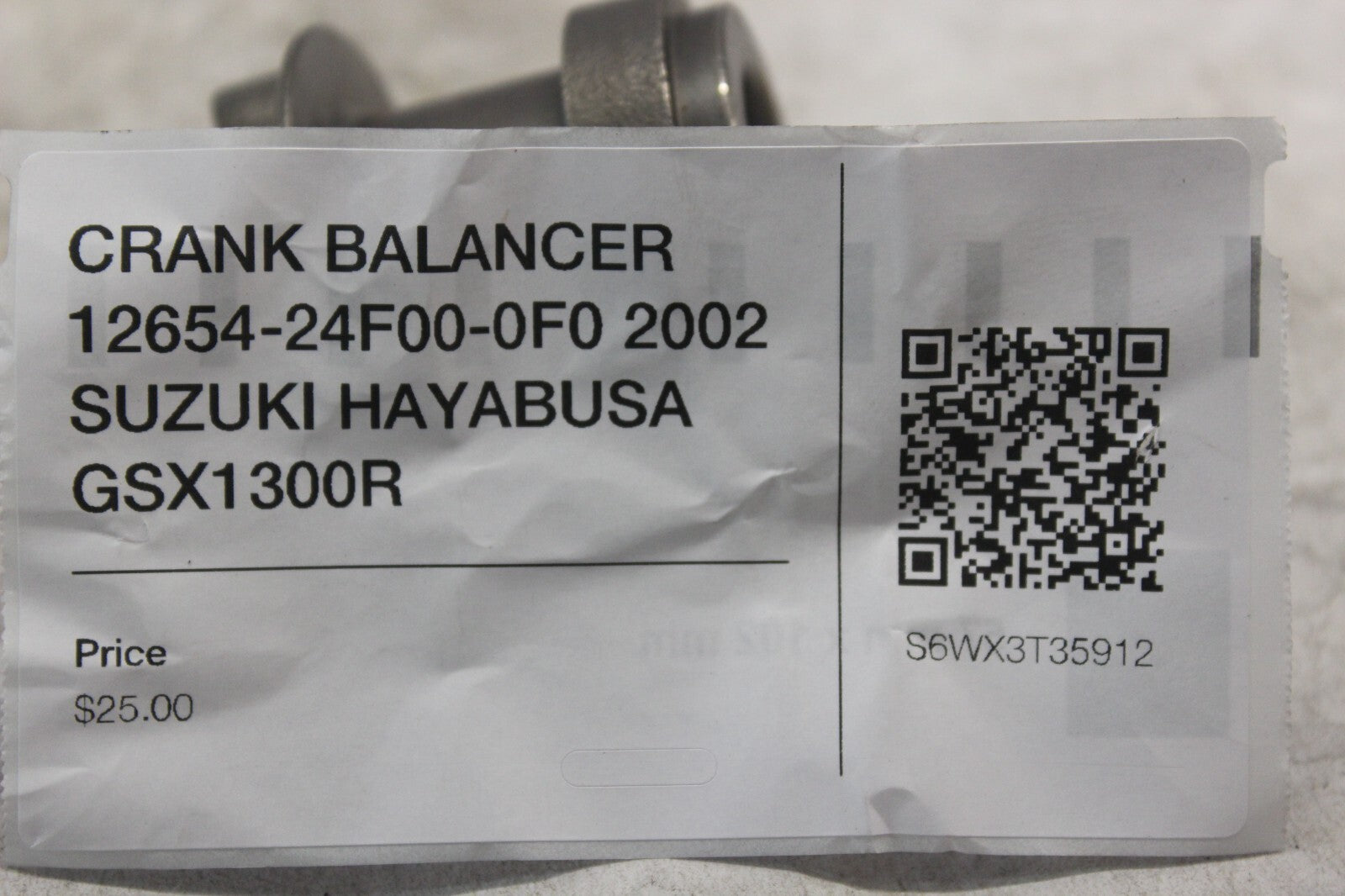 CRANK BALANCER 12654-24F00-0F0 2002 SUZUKI HAYABUSA GSX1300R