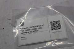 PRIMARY DRIVEN GEAR 75T 21200-26832 2002 KATANA GSX750F