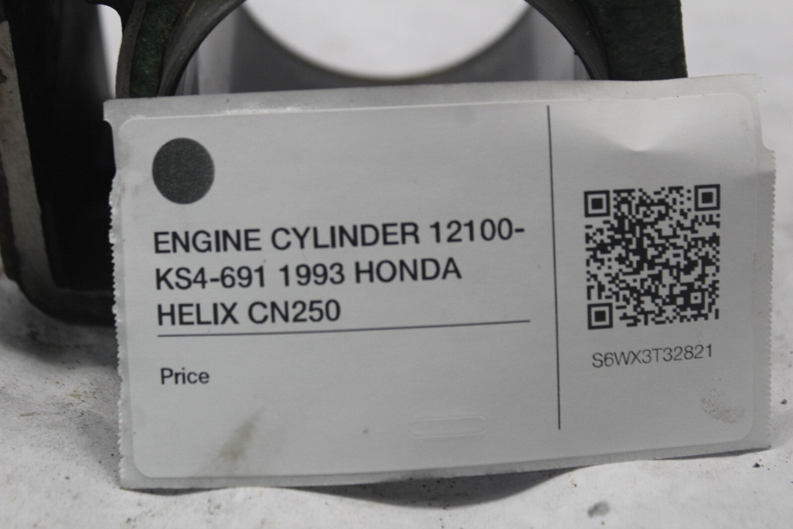 ENGINE CYLINDER 12100-KS4-691 1993 HONDA HELIX CN250