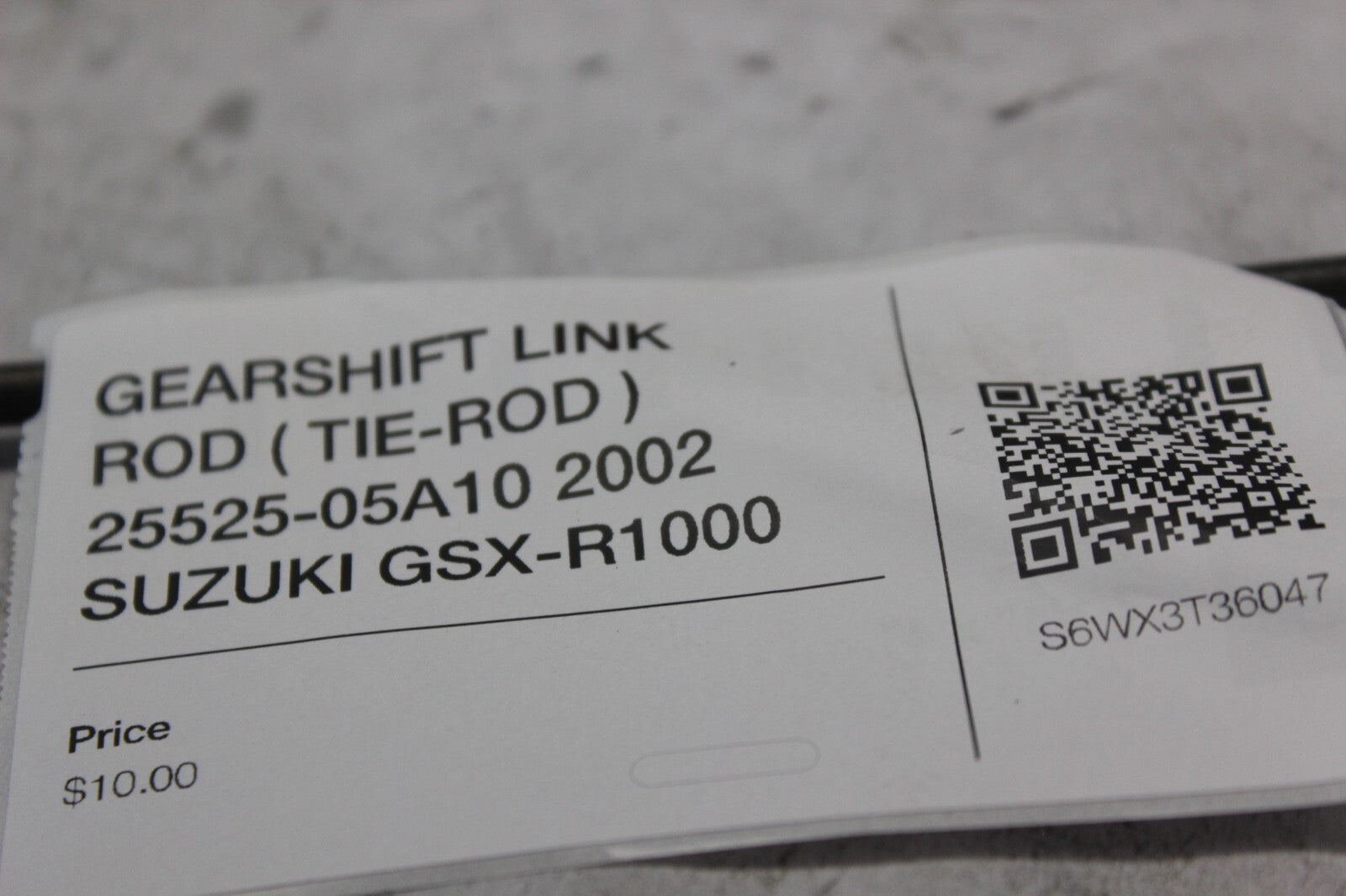 GEARSHIFT LINK ROD (TIE-ROD) 25525-05A10 2002 SUZUKI GSX-R1000