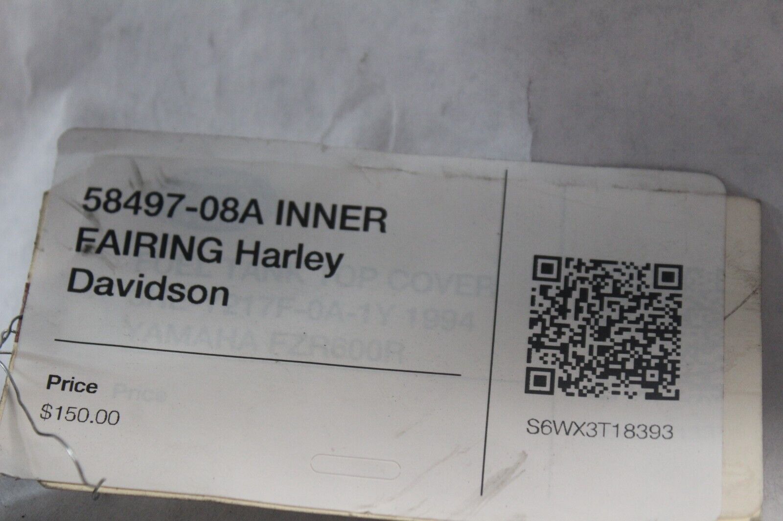 58497-08A INNER FAIRING Harley Davidson