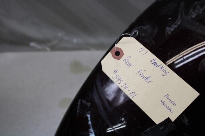 OEM Harley Davidson Rear Fender Dark Cherry 2007 Road King  59579-01