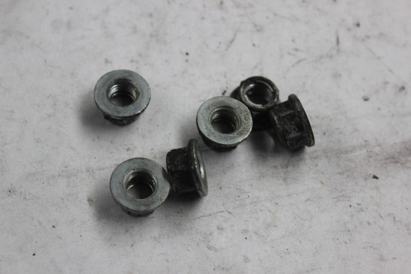 REAR HUB FLANGED NUT 6PCS 92210-0276 2001 KAWASAKI ZX-9R