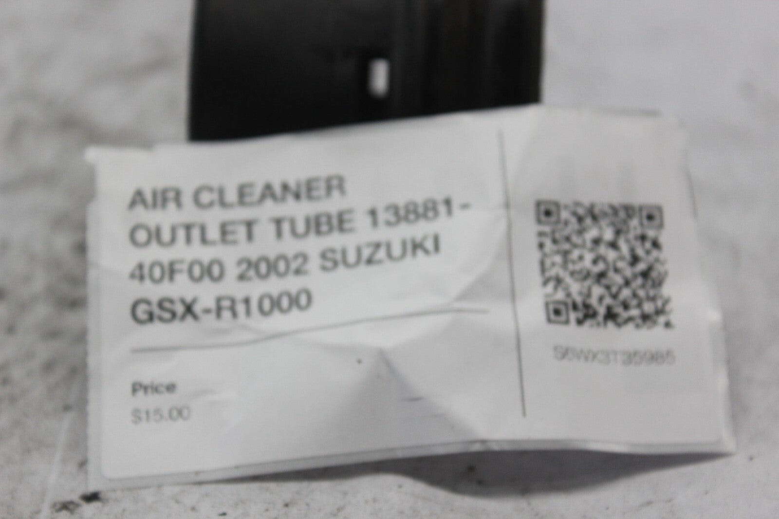 AIR CLEANER OUTLET TUBE 13881-40F00 2002 SUZUKI GSX-R1000