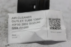 AIR CLEANER OUTLET TUBE 13881-40F00 2002 SUZUKI GSX-R1000