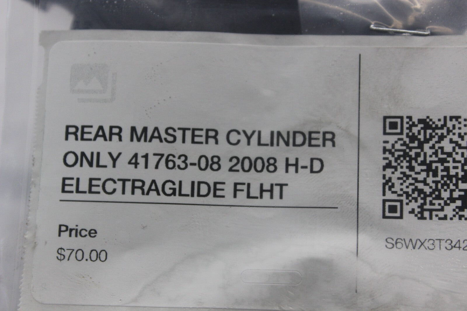 REAR MASTER CYLINDER ONLY 41763-08 2008 H-D ELECTRAGLIDE FLHT