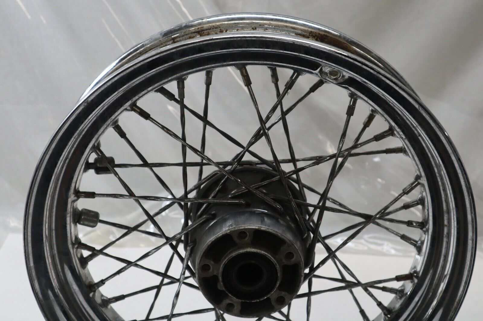 Chrome Twisted Spoke FRONT Wheel 16" X 3" 25MM Bearings 2008+ Harley Touring