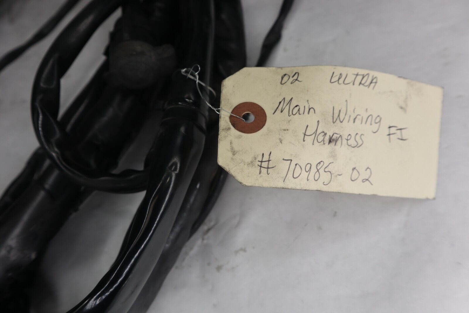 OEM Harley Davidson Main Wire Harness Fuel INJ 2002 Ultra Green/Black 70985-02