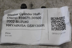 Master Cylinder Half-Clamp #59671-36500 2002 SUZUKI HAYABUSA GSX1300R