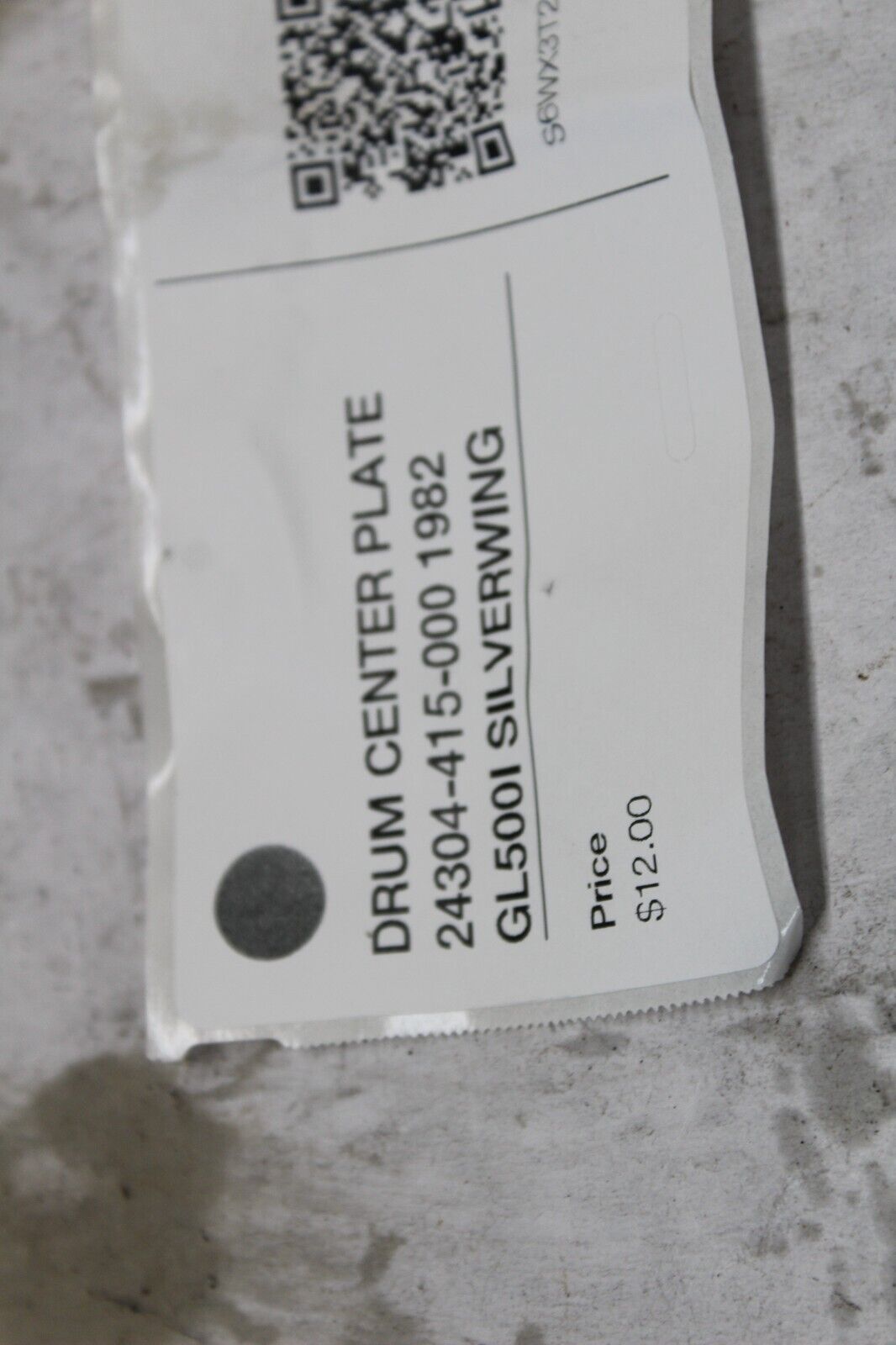 DRUM CENTER PLATE 24304-415-000 1982 GL500I SILVERWING