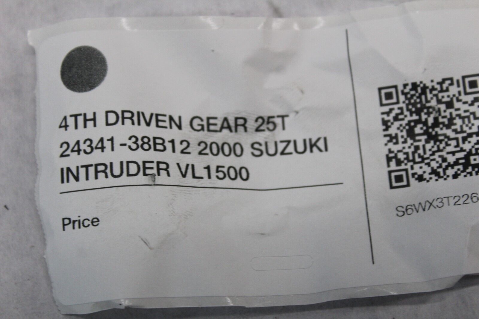 4TH DRIVEN GEAR 25T 24341-38B12 2000 SUZUKI INTRUDER VL1500