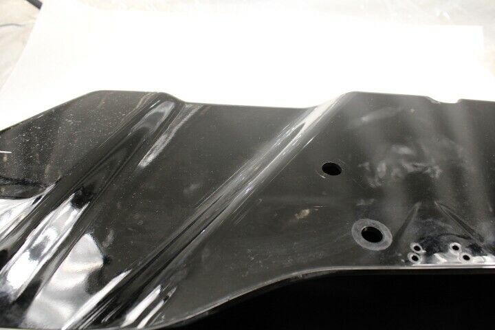 OEM Harley Davidson Saddlebag Bottom LEFT Gloss Black Silver Pinstripe 90200414