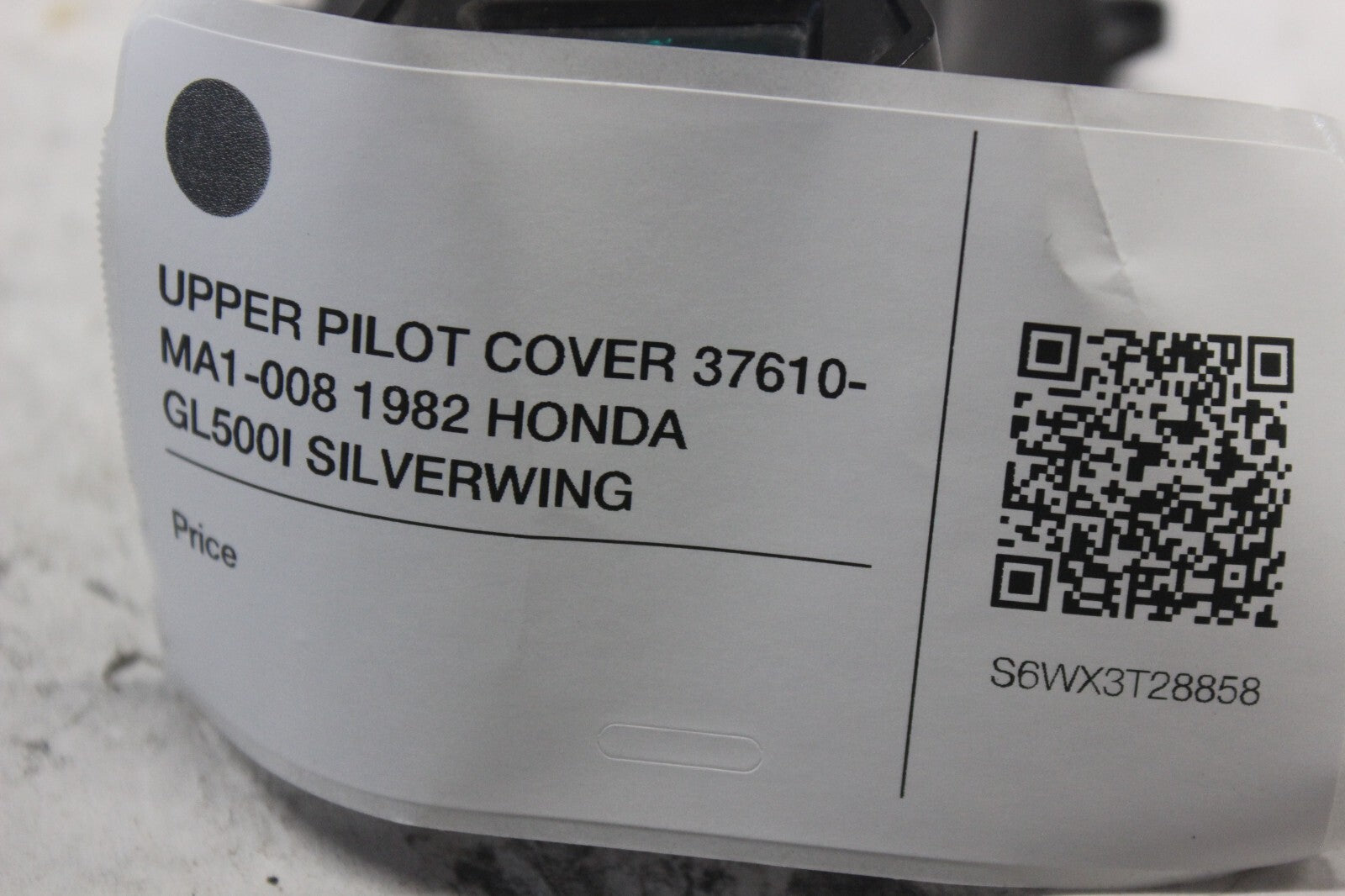 UPPER PILOT COVER 37610-MA1-008 1982 HONDA GL500I SILVERWING