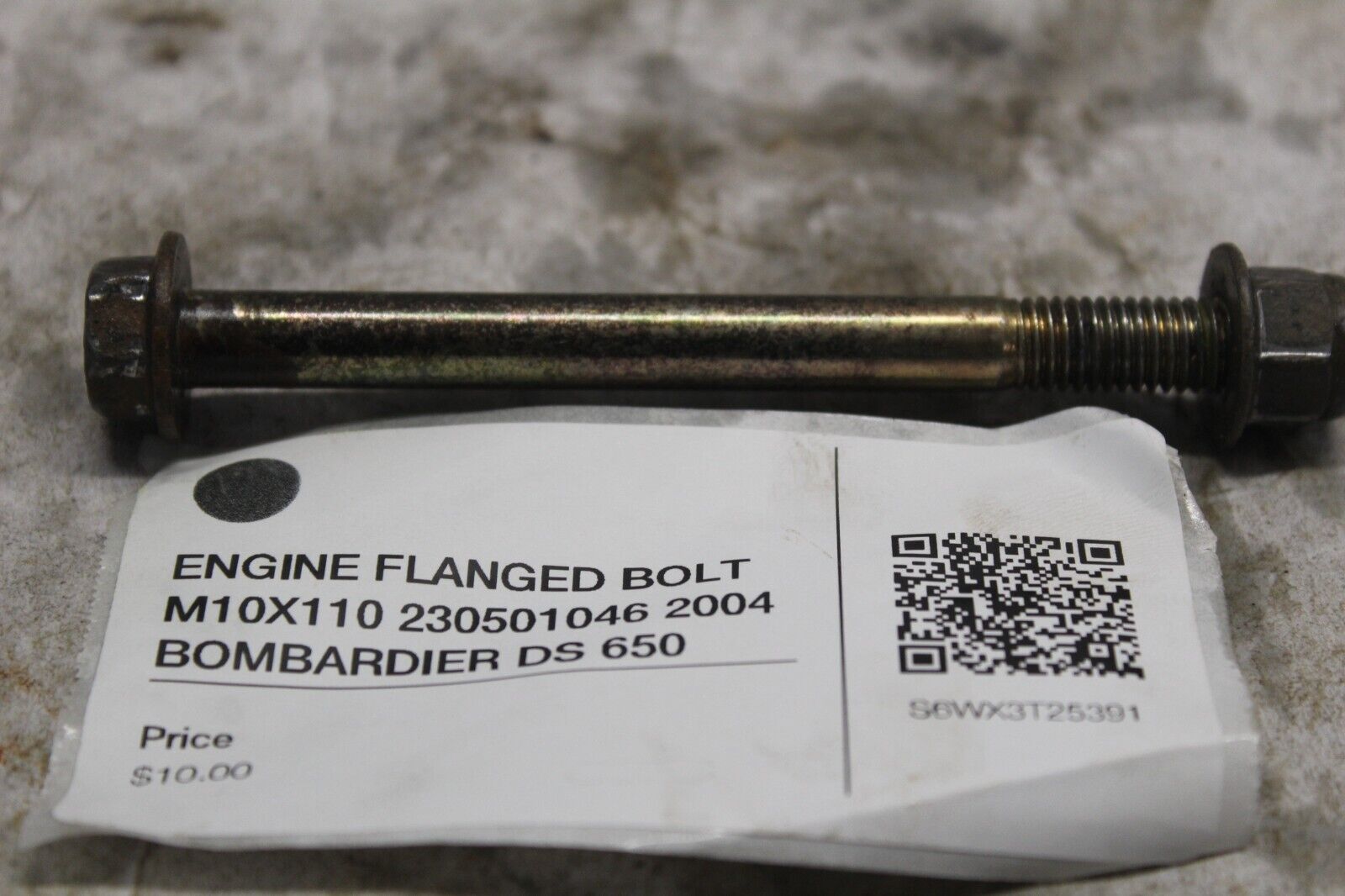 ENGINE FLANGED BOLT M10X110 230501046 2004 BOMBARDIER DS 650