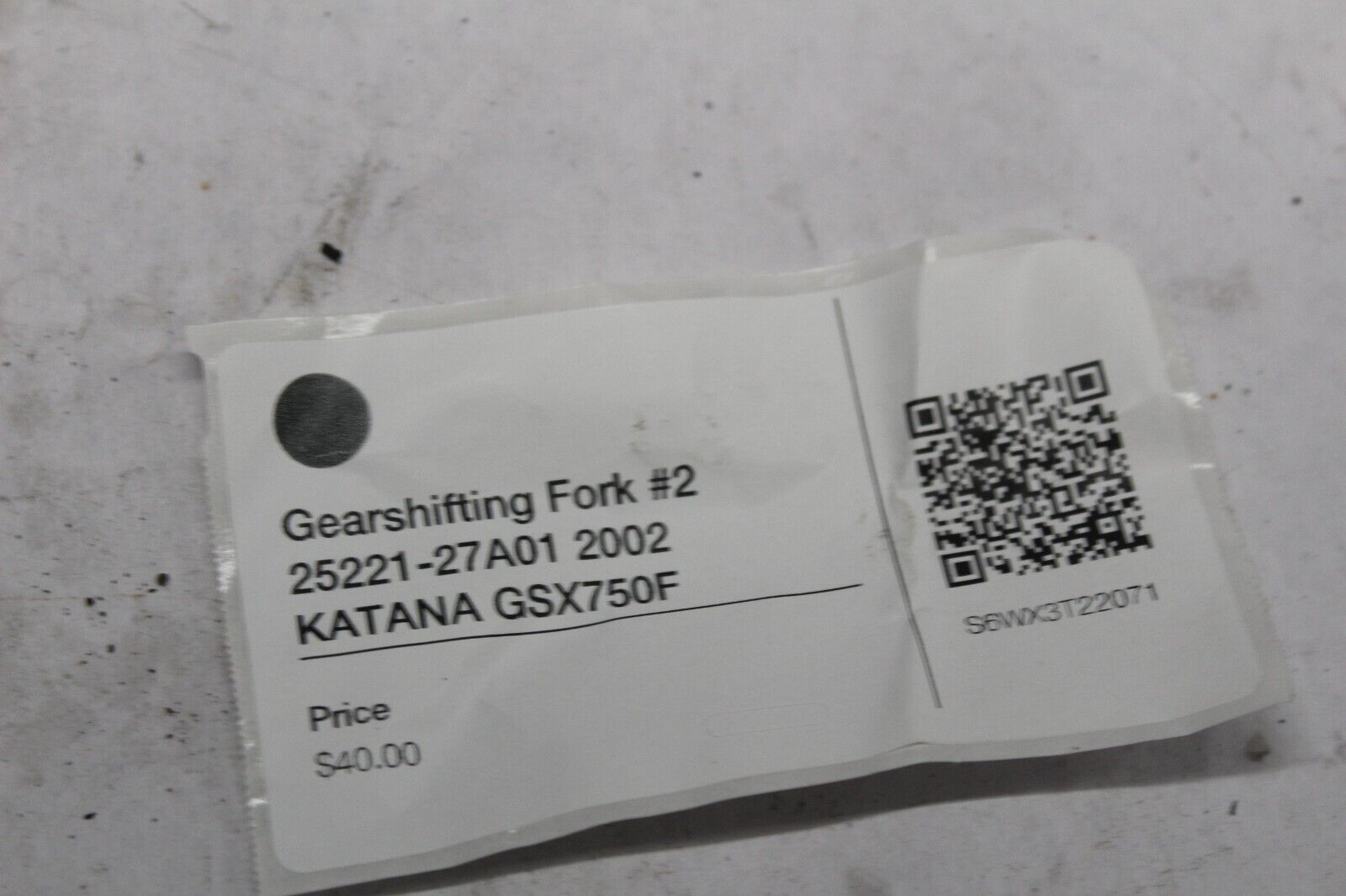 Gearshifting Fork #2 25221-27A01 2002 KATANA GSX750F