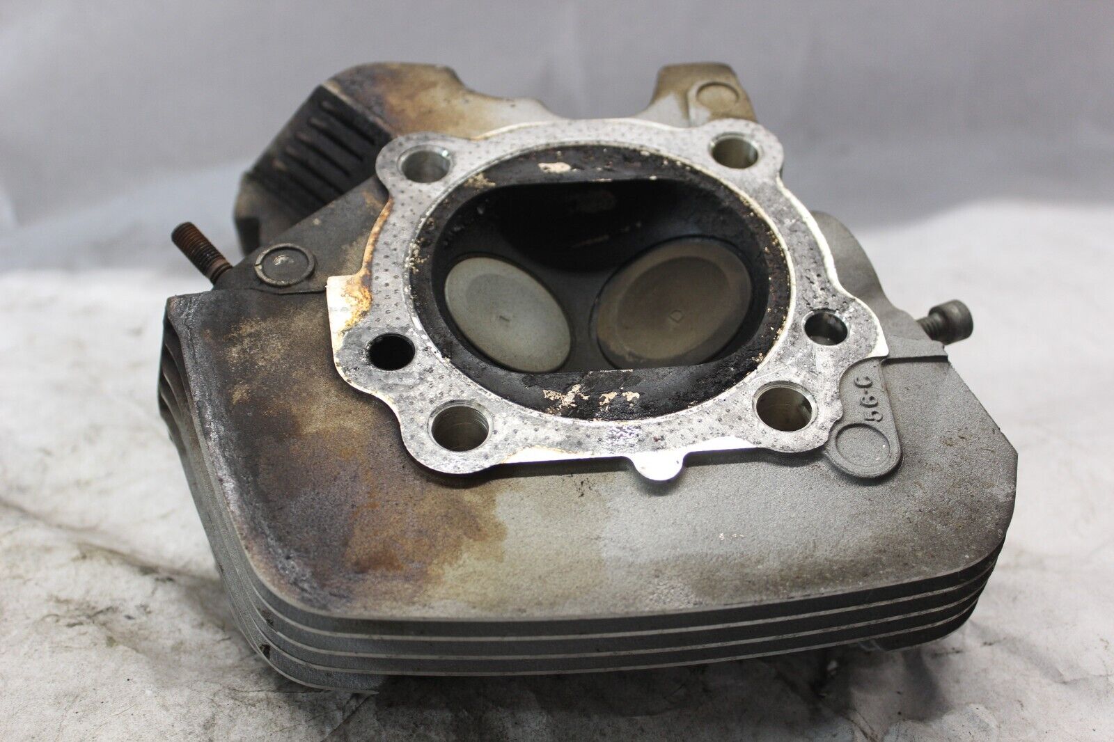 17181-06 CYLINDER HEAD, REAR (SILVER) 2008 HARLEY DAVIDSON FLHT 17193-06A