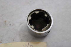 Chrome Front Wheel Axle Cover 2003 Harley Davidson FLHT Silver Black