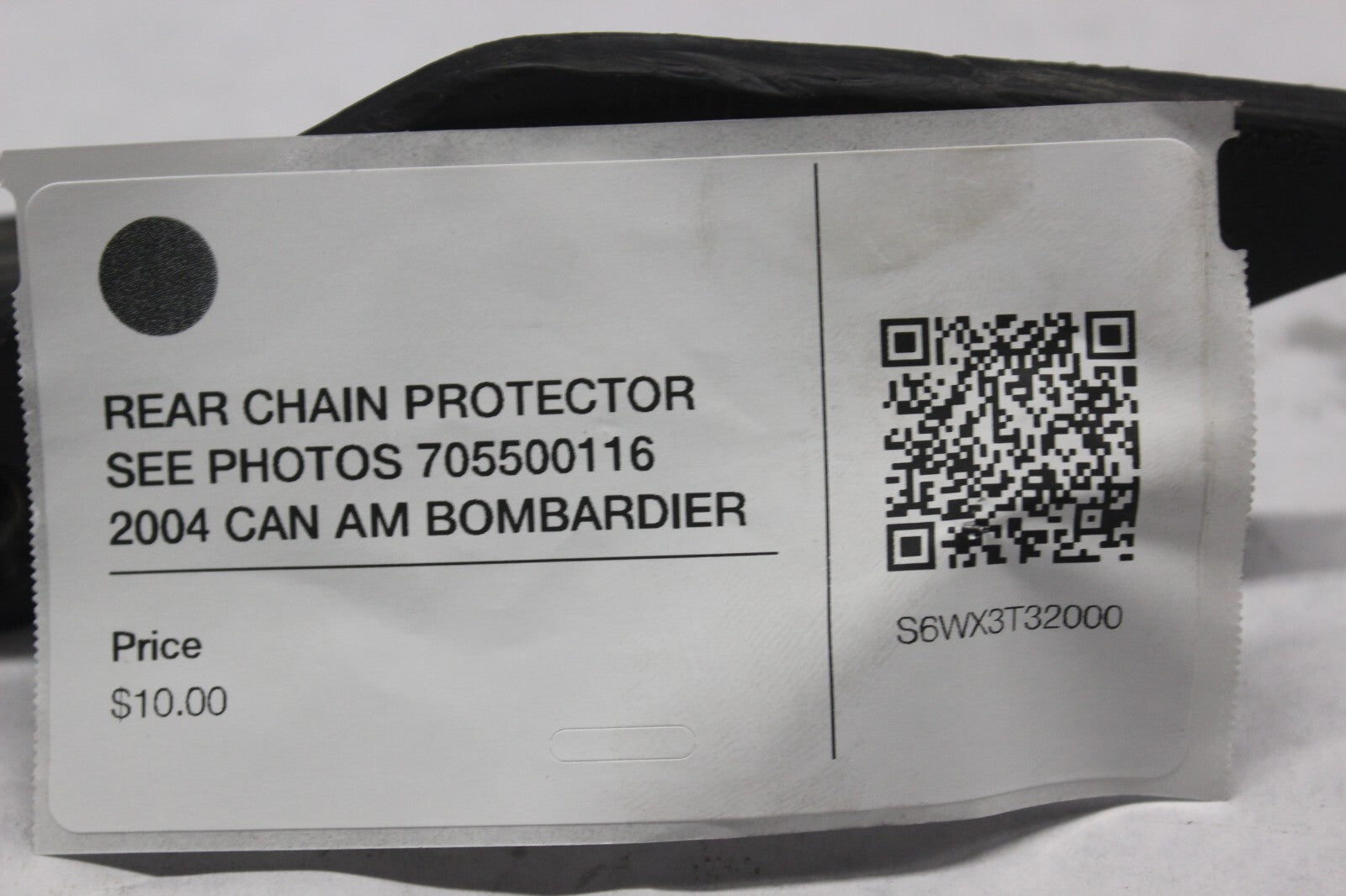 REAR CHAIN PROTECTOR SEE PHOTOS 705500116 2004 CAN AM BOMBARDIER DS650