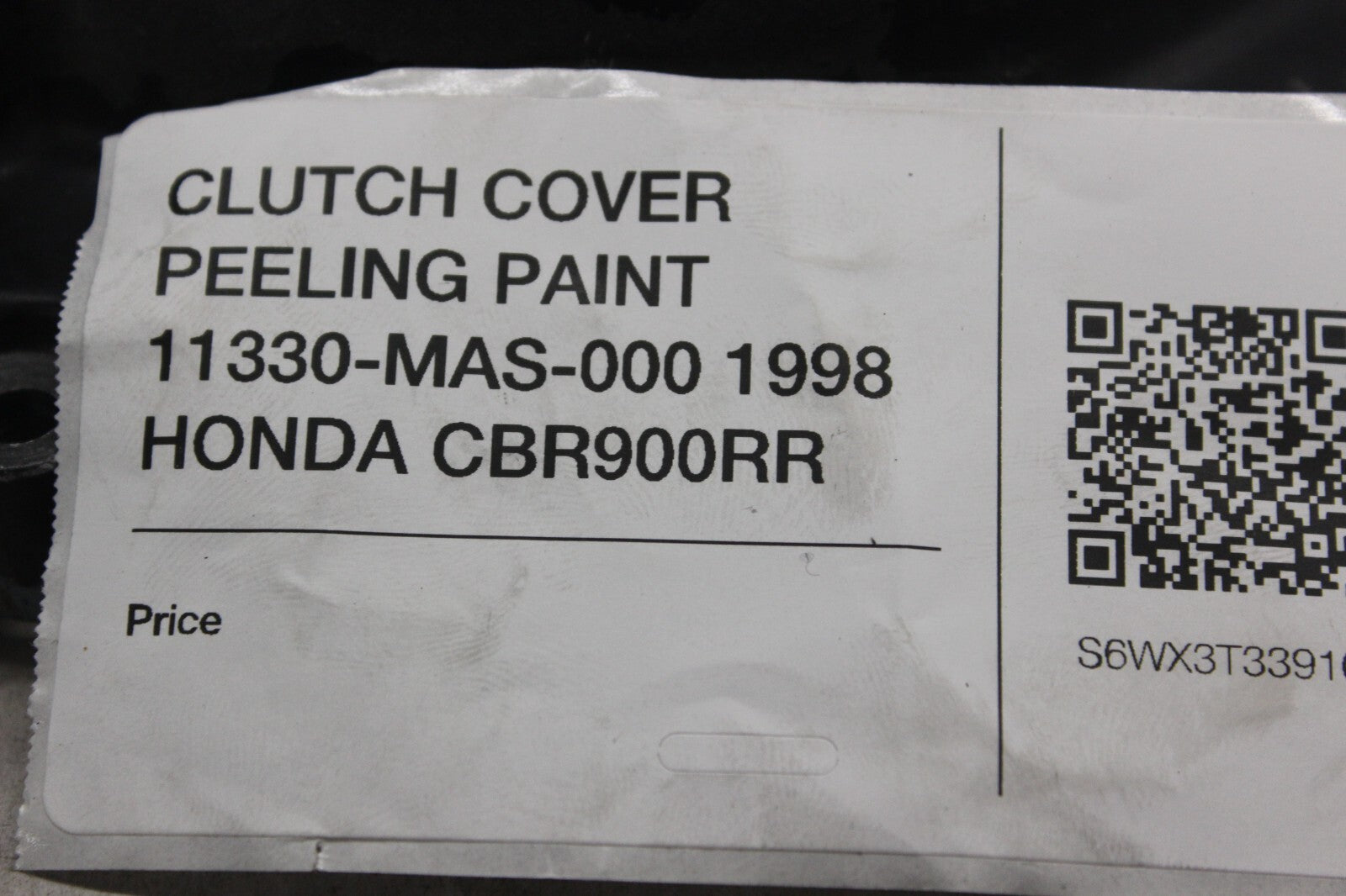 CLUTCH COVER PEELING PAINT 11330-MAS-000 1998 HONDA CBR900RR