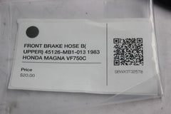 FRONT BRAKE HOSE B (UPPER) 45126-MB1-013 1983 HONDA MAGNA VF750C