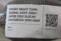 FRONT RIGHT TURN SIGNAL ASSY 35601-24F00 2002 SUZUKI HAYABUSA GSX1300R