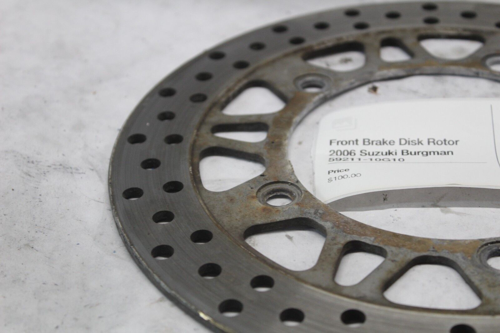 Front Brake Disk Rotor 2006 Suzuki Burgman 59211-10G10