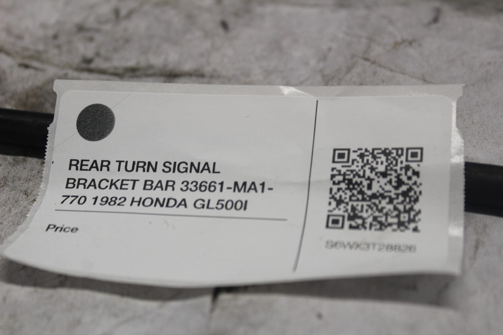 REAR TURN SIGNAL BRACKET BAR 33661-MA1-770 1982 HONDA GL500I SILVERWING