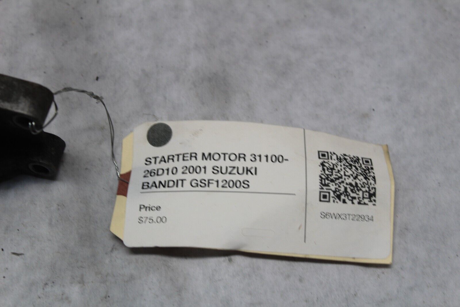 STARTER MOTOR 31100-26D10 2001 SUZUKI BANDIT GSF1200S