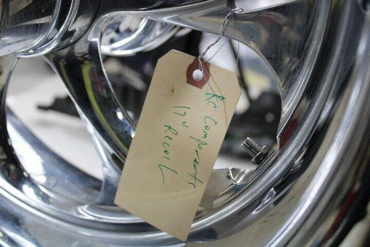 RC Components RECOIL Rear Wheel Chrome 17" X 6.25" Harley Davidson TOURING