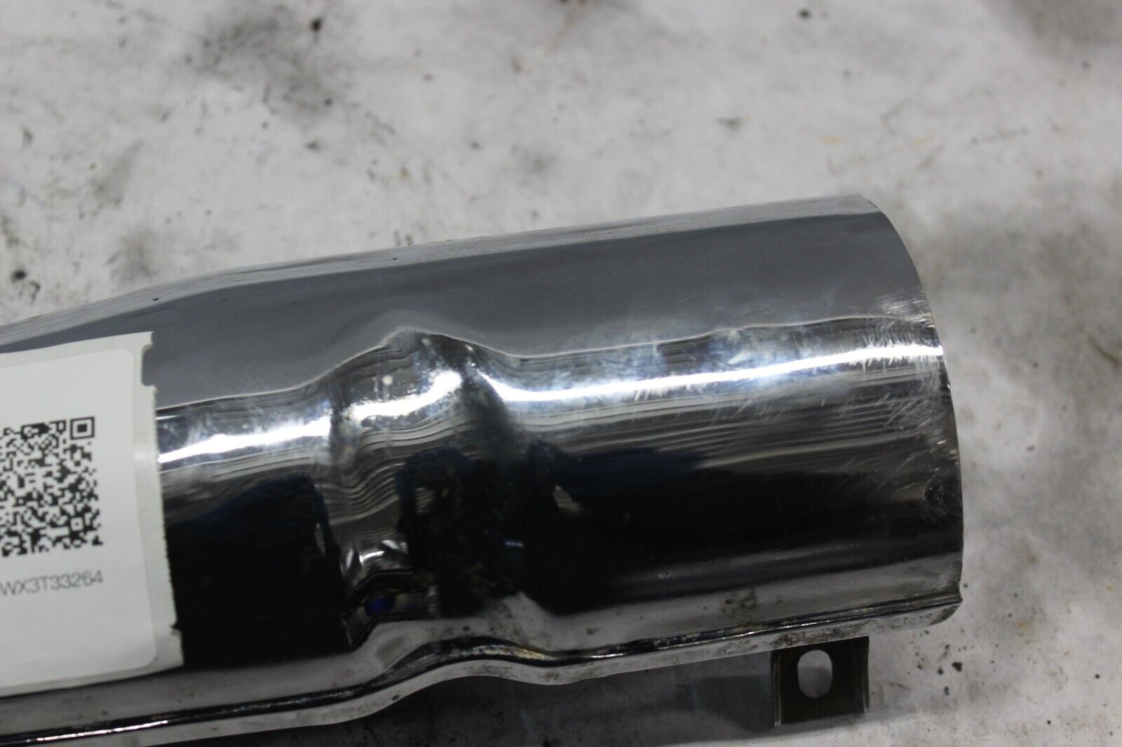 49106-1053 MUFFLER COVER LEFT SEE PHOTOS 1987 KAWASAKI VULCAN 750