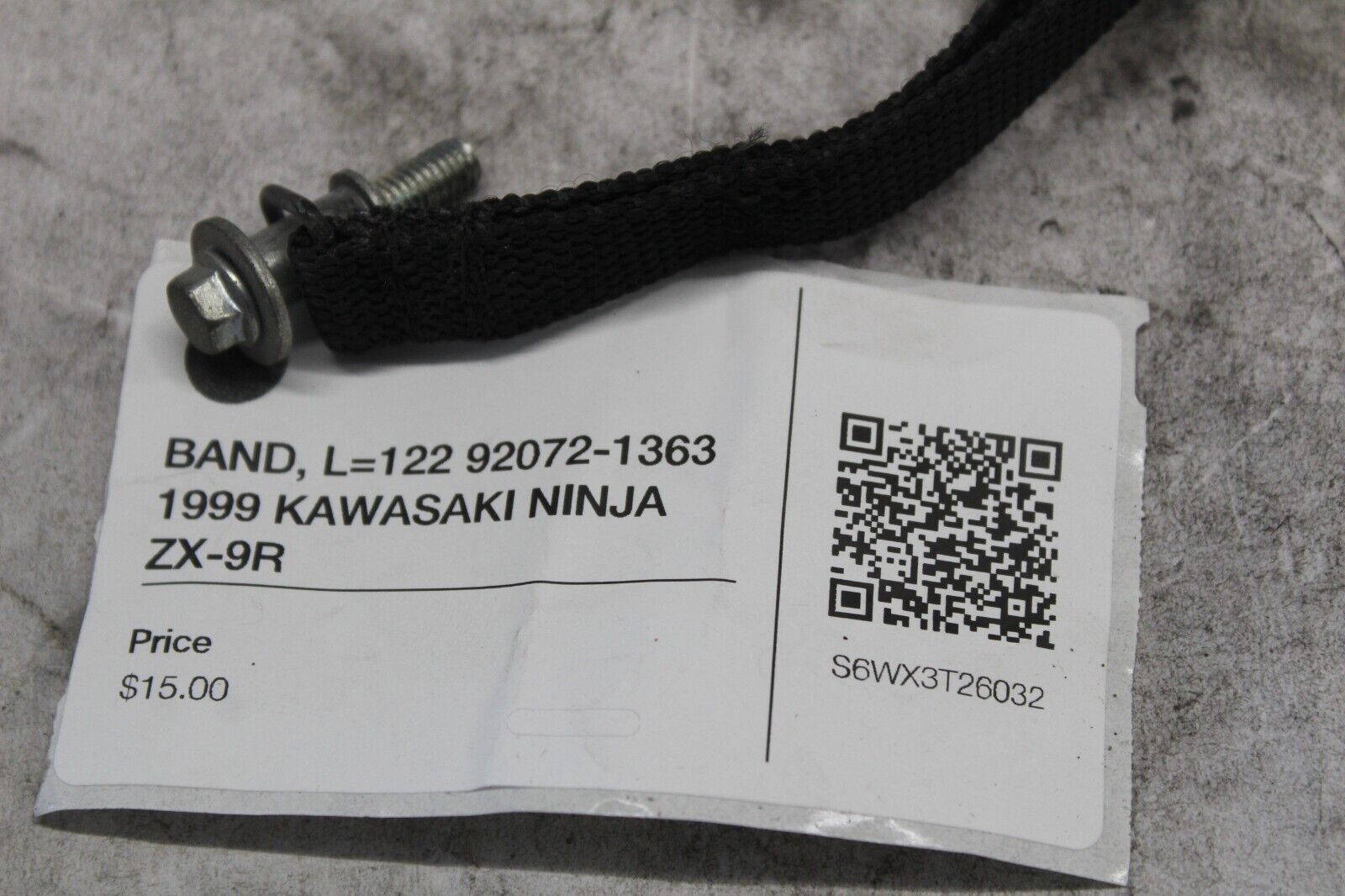 BAND, L=122 92072-1363 1999 KAWASAKI NINJA ZX-9R