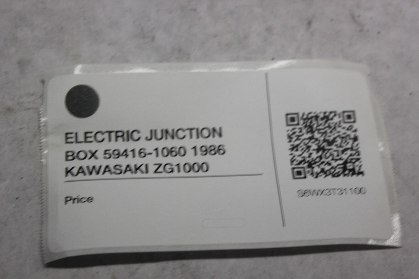 ELECTRIC JUNCTION BOX 59416-1060 1986 KAWASAKI ZG1000