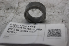 REAR AXLE LEFT SPACER 64751-40F00 2002 SUZUKI GSX-R1000