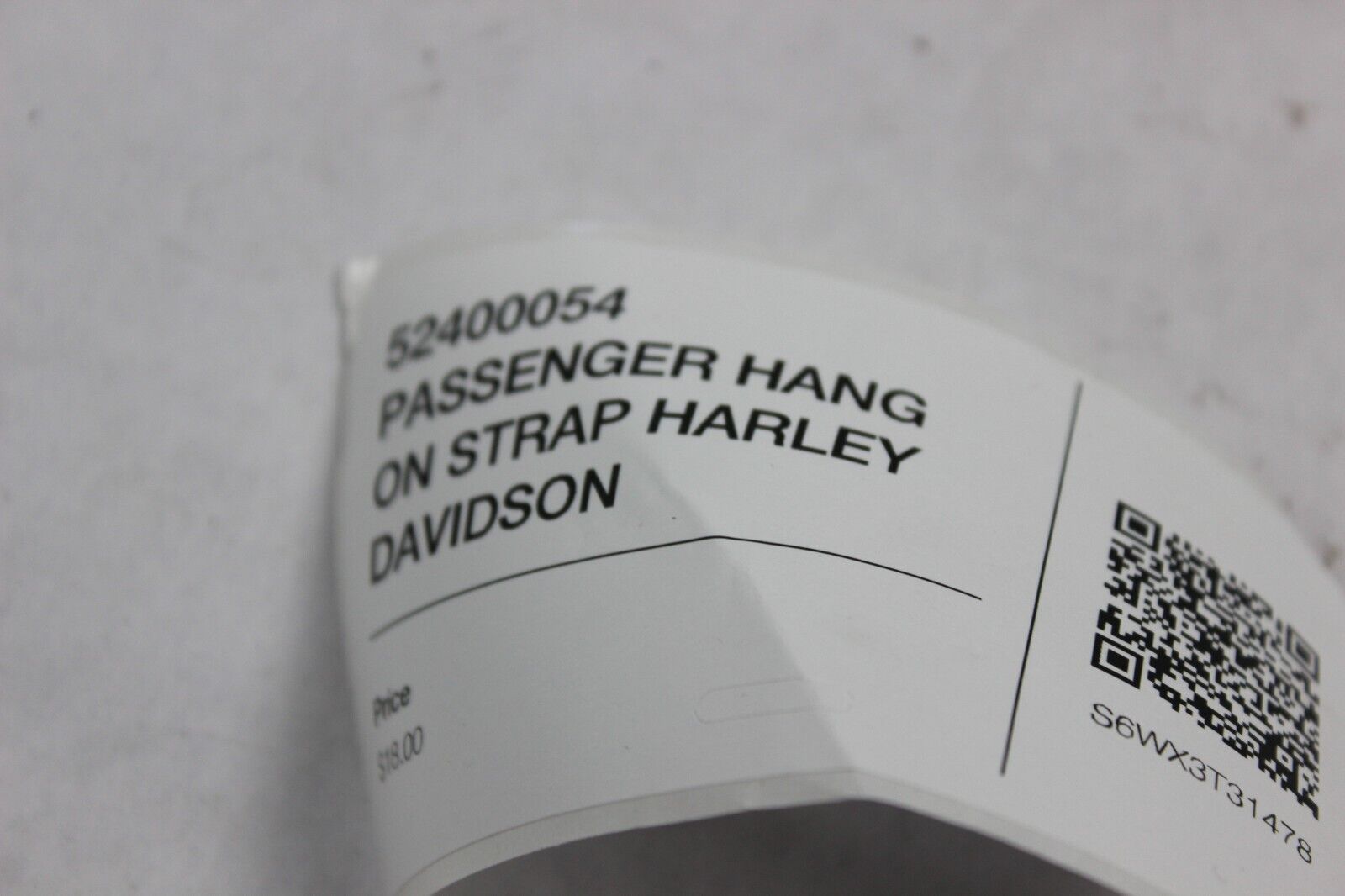 52400054 PASSENGER HANG ON STRAP HARLEY DAVIDSON