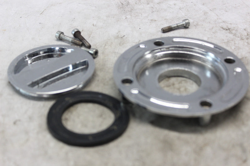 AFTERMARKET CHROME TWIST GAS CAP ASSY W/ BOLTS 2002 SUZUKI HAYABUSA GSX1300R